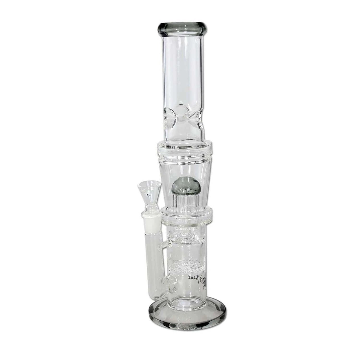 Black Leaf Icebong HoneyComb Baumperkolator grau | H: 38,5cm, Ø: 64/50mm, Schl.: 18,8mm Black Leaf